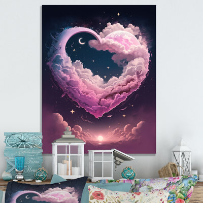 " Cotton Candy Cloud Heart II "