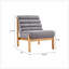 Chaise d'appoint avec structure en bois robuste-131256183