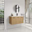 Freestanding Standard Single Vanity Bathroom Vanity With Ceramic Top-1195071419