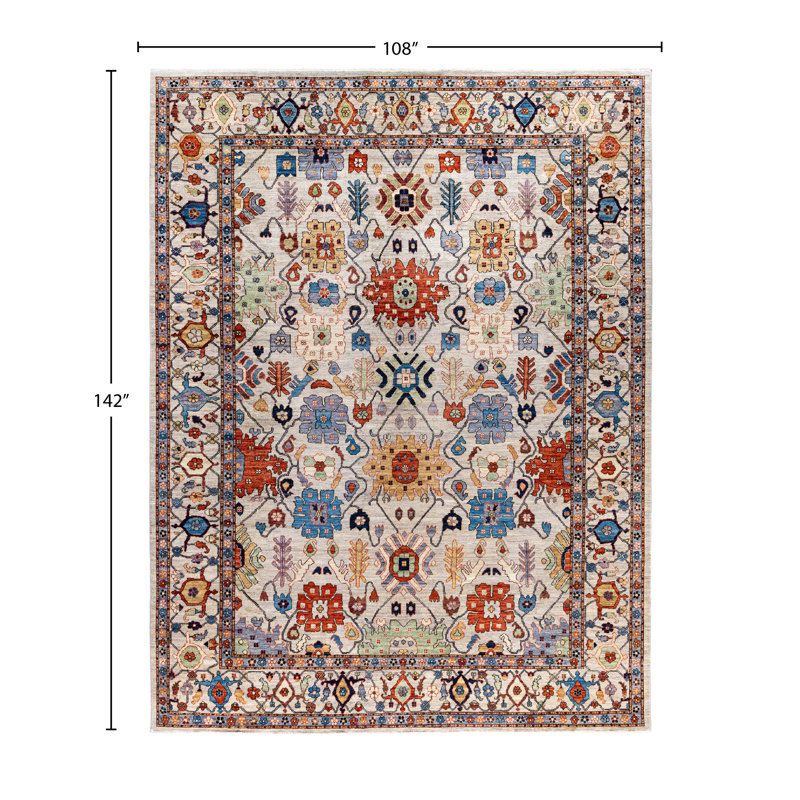Serapi One-of-a-Kind 9' 0" X 11' 10" Hand Knotted Area Rug