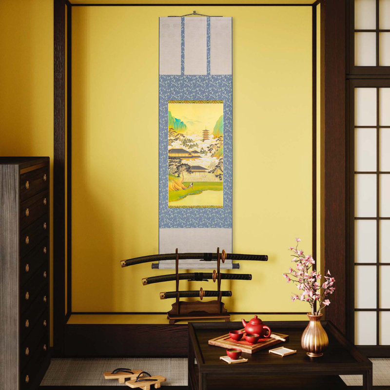 Oriental Sacred Realm by Xiu Yitang - Asian Hanging Scroll