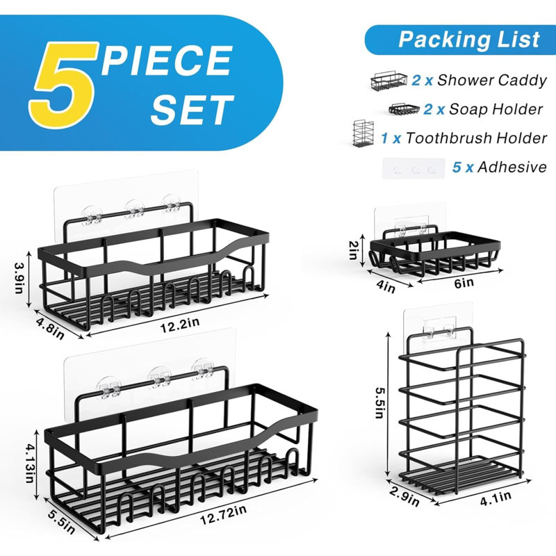 Haughton Stainless Steel Shower Caddy