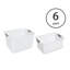 Paire de paniers de rangement pour bacs de rangement en plastique Sterilite