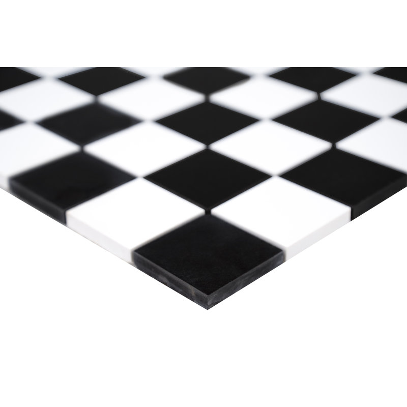 Segment Contraste 12 in. x 12 in. Matte Porcelain Mosaic Floor and Wall Tile