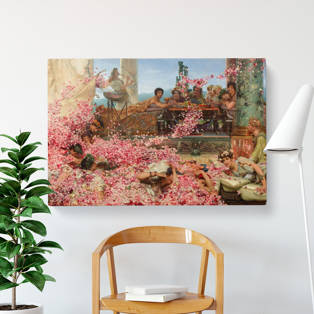 The Roses Of Heliogabalus by Lawrence Alma-Tadema - Wrapped Canvas