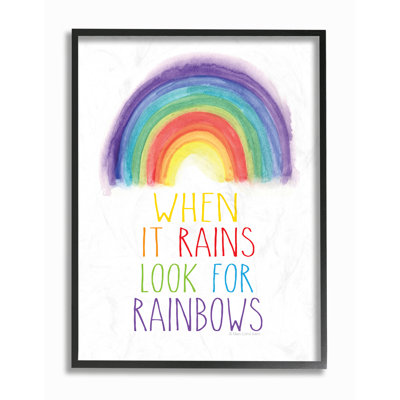 «Look For Rainbows», art sur toile