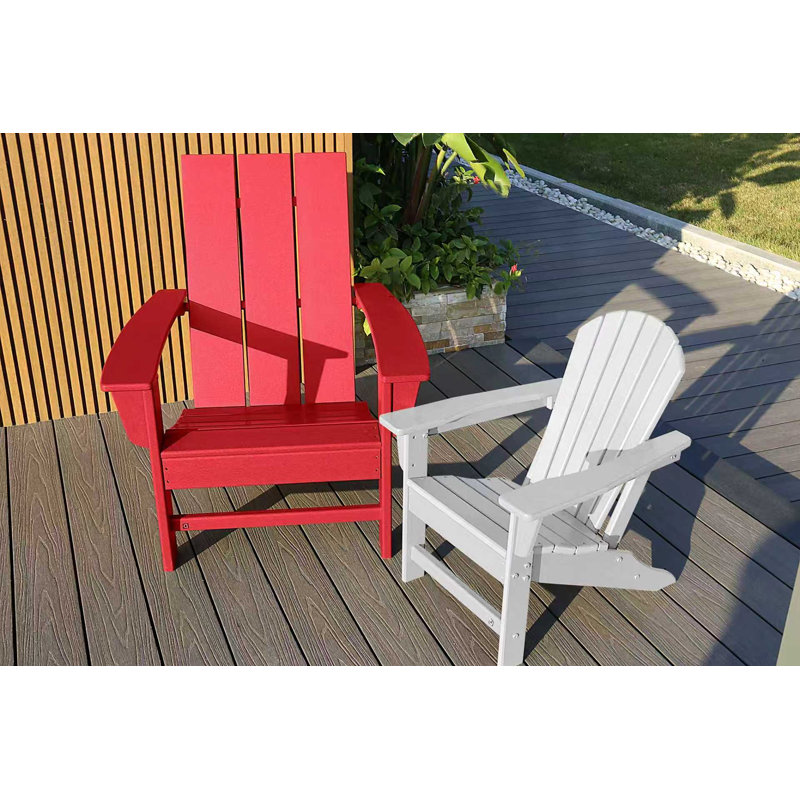 Chaise Adirondack pour enfant en ivoire, Ivory
