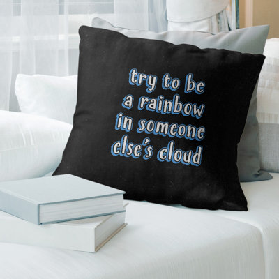 Essayez de devenir un coussin en arc-en-ciel