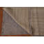 Tapis brun en laine tissé à la main et rectangulaire 8 pi x 11 pi 7 po