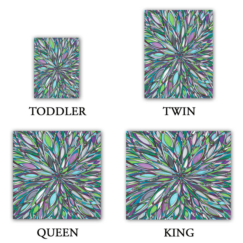 Ensemble de housse de couette-cœur of the city, 1 housse de couette grand + 2 taies standards