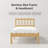 12'' Solid Wood Bamboo Platform Bed Frame with Wavy Headboard, Metal Slats, No Box Spring Needed-126376342-108620995