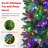 6'/7.5' H Slender Green Realistic Artificial Spruce Christmas Tree w/ LED Lights-34732304