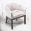Chaises de salle à manger rembourrées de style moderne Mid-Century avec accoudoirs-1353139428-1353139451