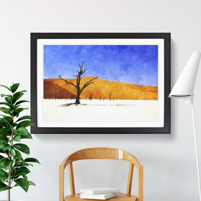 Trees in the Namibia Desert - Picture Frame Graphic Art