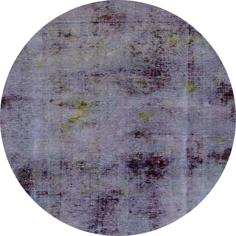 Abstract Indoor Rug, Round 6'