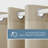 Ensemble de 2 rideaux à œillets TOWN & COUNTRY BASICS Cabana pour intérieur et extérieur-20584536-60425735