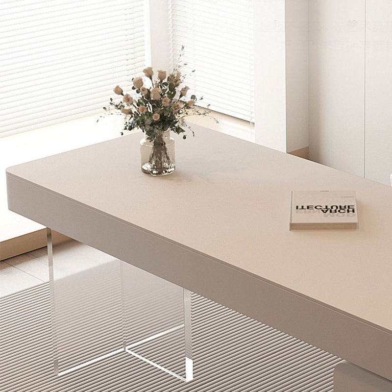 Bureau blanc moderne et simple avec tiroirs, Oui, 29.53"H*55.12"W*23.62"D