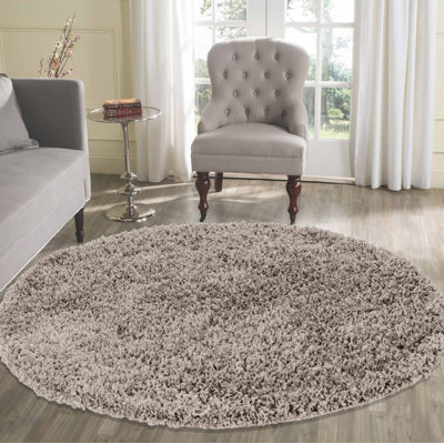 Esterly Light Beige Shaggy Rug