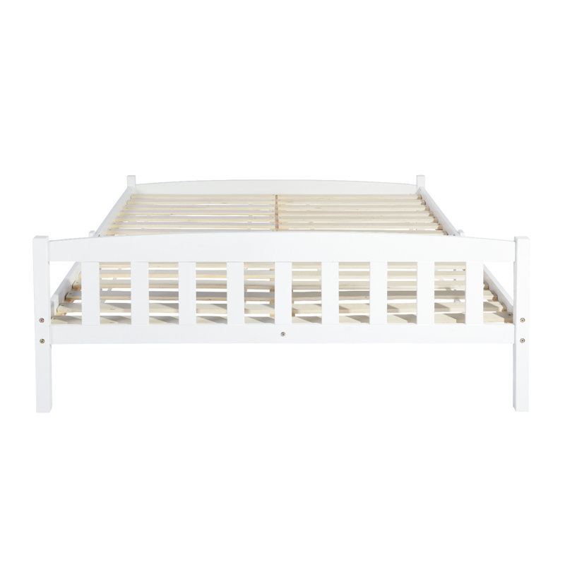 Nublin Solid Wood Bed, Double (4'6)