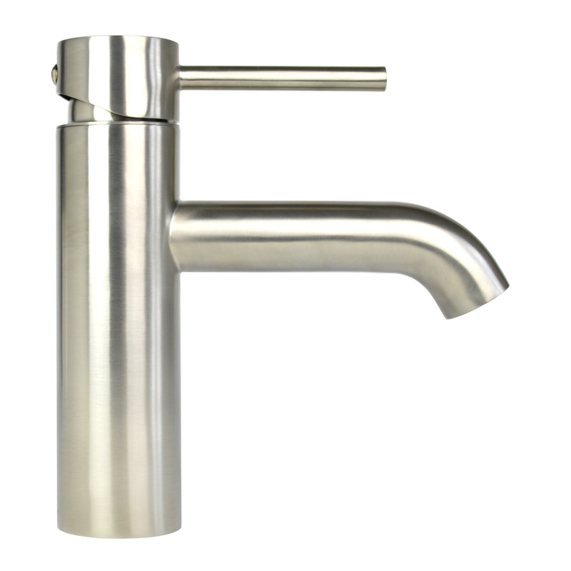 Robinet pour salle de bain à un trou Melrose, Nickel brossé