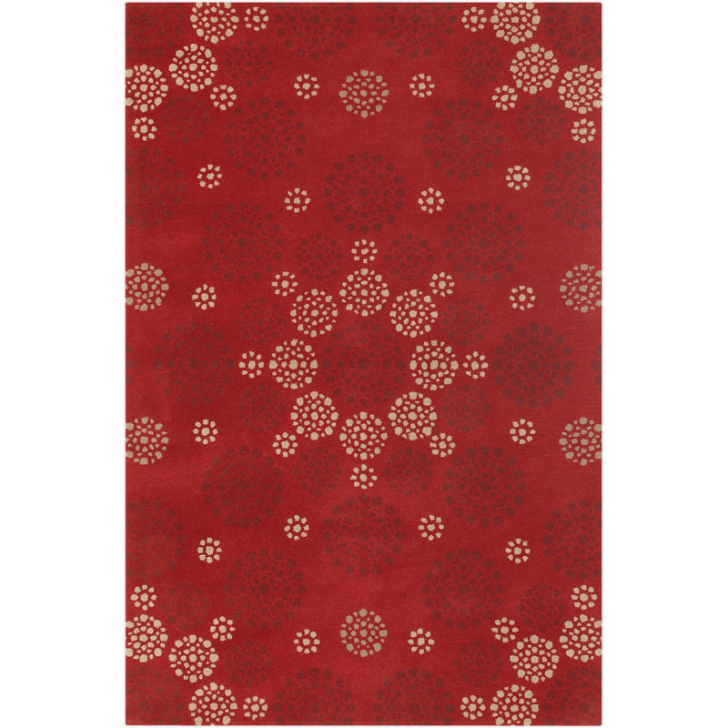 Wool Geometric Indoor Rug, Rectangle 2' x 3'