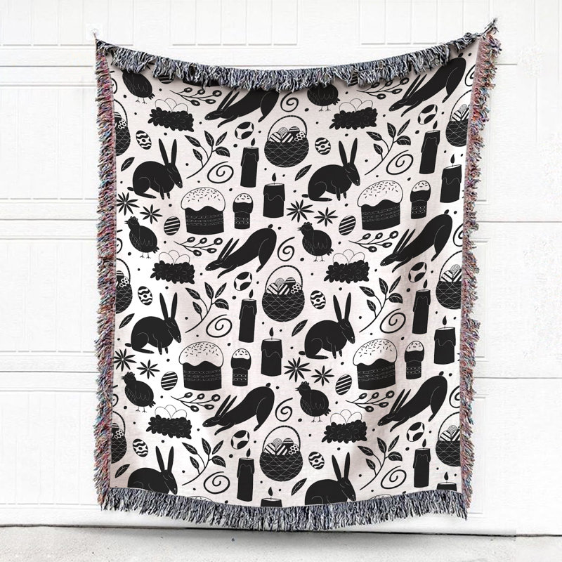 Polyester Throw, 50" W x 60"  L