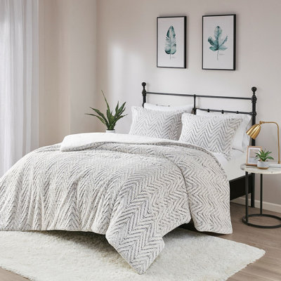 Édredon ultra grand / double, motif en fausse fourrure, duvet synthétique pour un confort et une chaleur optimaux, décoration, fill a Cozy Dreamland