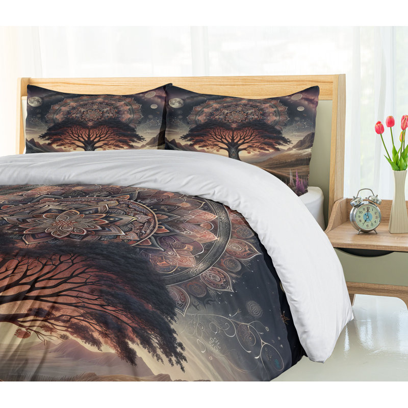 Hippie Duvet Cover, California King Duvet Cover + 2 Standard Shams