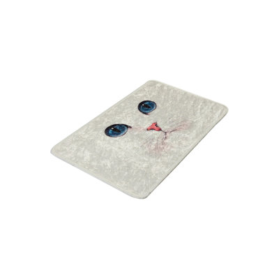 Tapis de bain antidérapant 100% polyester, 15,8 po x 23,6 po | Antiallergique, anti-poussière et anti-taches, 20,5 oz / m² | Lavable à la machine, facile d'entretien | Idéal pour les salles de bain, design élégant et fonctionnel