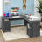 L-Shaped Executive Desk With Power Outlet-746385014