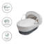 Moses Basket with Bedding with Mattress-91668310-91668311