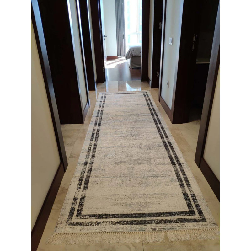 Tapis Masanao avec envers antidérapant, Tapis de couloir 5 pi 3 po x 11 pi 6 po