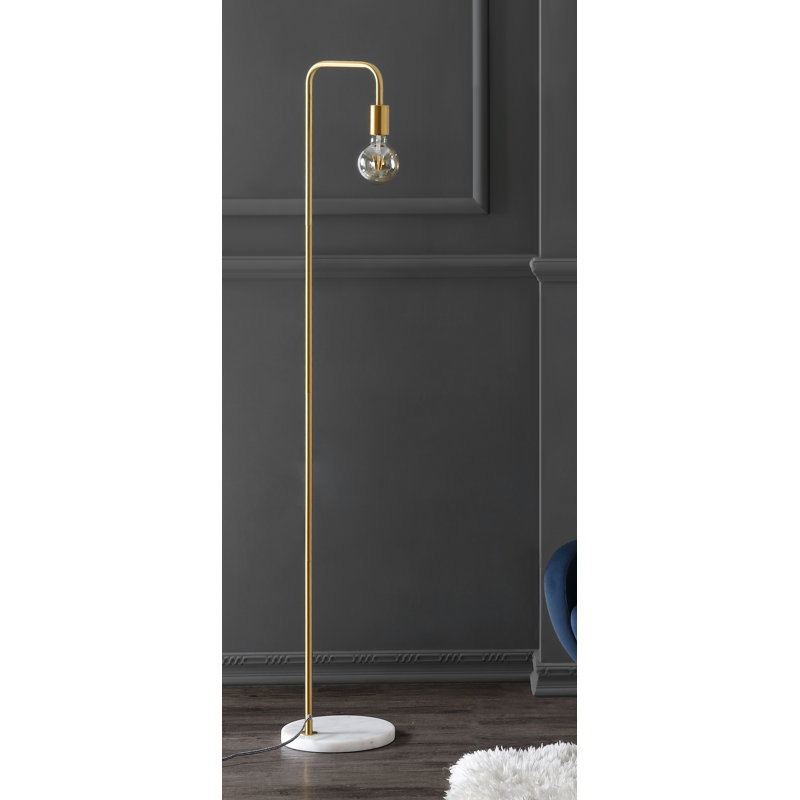 Lampe sur pied en arche 60" Hollomon, Or