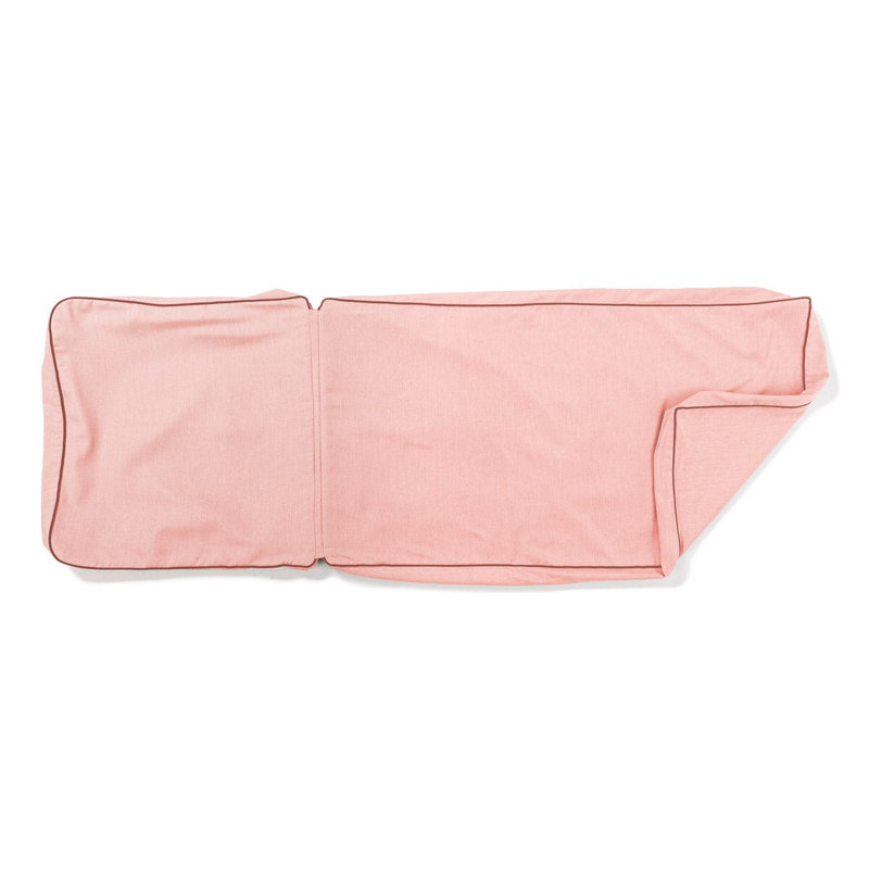 Housse pour chaise longue Sun, H 1 po x l 26,3 po x P 74,8 po, Rose / acrylique rouge