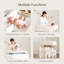 Baby Changing Table with Storage Drawers and Waterproof Changing Topper-596194928