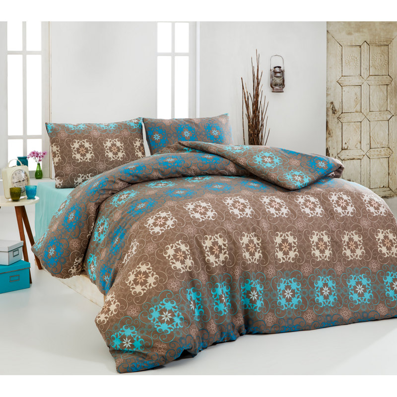 Flippen Abstract Duvet Cover Set with Pillowcases