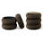 Modern Round Velvet Storage Ottomans (Set Of 2）-1144471471