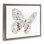 Art floral sur toile flottant, "Floral Nature Butterfly" par Danhui Nai