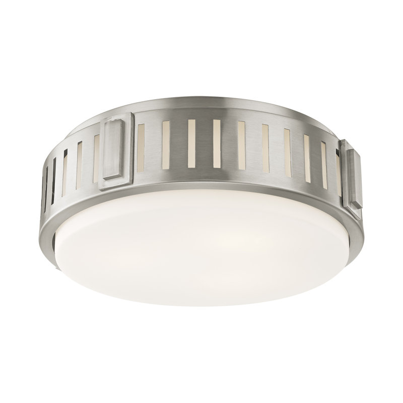 Plafonnier encastré Alioune, Bronze vieilli, H 5,25 po x l 15 po x P 15 po, 3