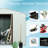 Outdoor Metal Shed 8ft X 4ft With Aluminium And Lock White Robust Structure Padlock-118823227