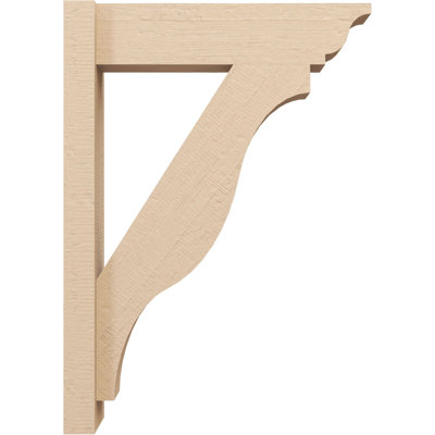 Figurine de style traditionnel en simili bois brut Timberthane, l 6 po x P 20 po x H 28 po, brun clair