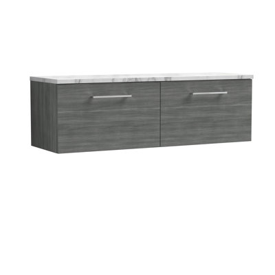 Arno 47.44cm Double Bathroom Vanity Base Only