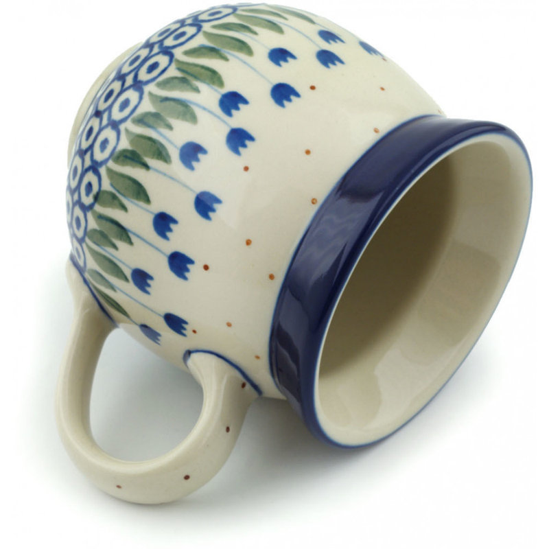 Tasse à bulles en grès poli 16 oz - Water Tulip, 12