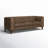 Peale 89'' Full-Grain Genuine Italian Leather Sofa-424248219