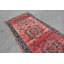Tapis rose, tapis géométriques, tapis de couloir 4,7 x 12,2 pi, tapis turc, tapis rétro rose