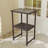Hicran Rectangular Wicker Outdoor Bar Table With Umbrella Hole , 17.9'' in. W 25.1'' in. D-1682992860