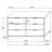 6-Drawer Rectangular Dresser