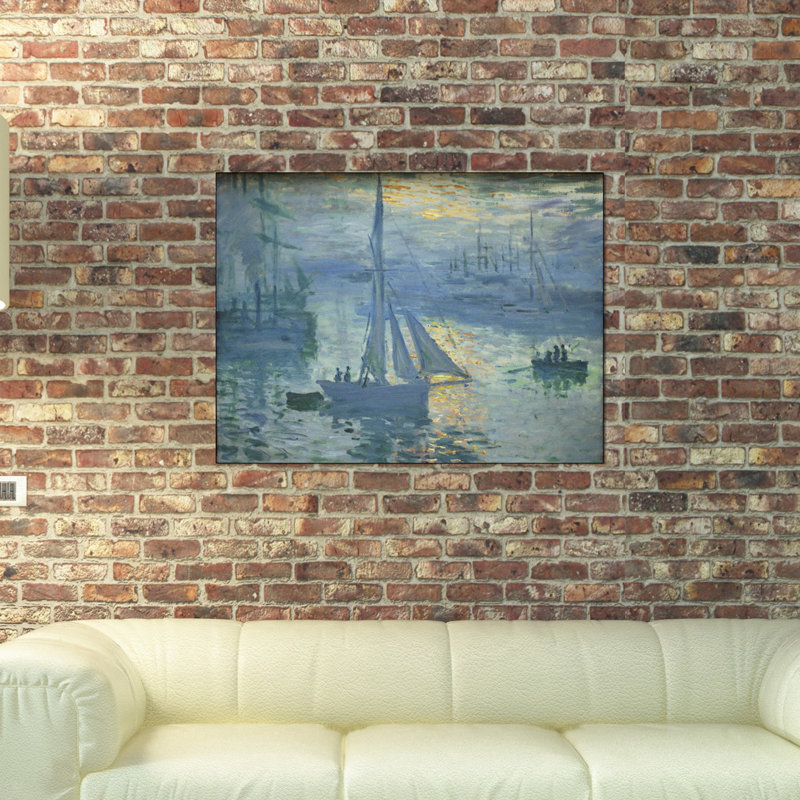 Claude Monet - Wrapped Canvas Painting, 60cm H x 80cm W x 1.8cm D