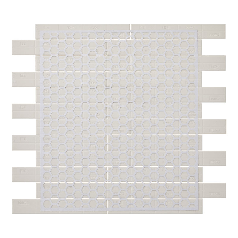 Granas Line 1" x 6" Ceramic Mosaic Wall Tile, White