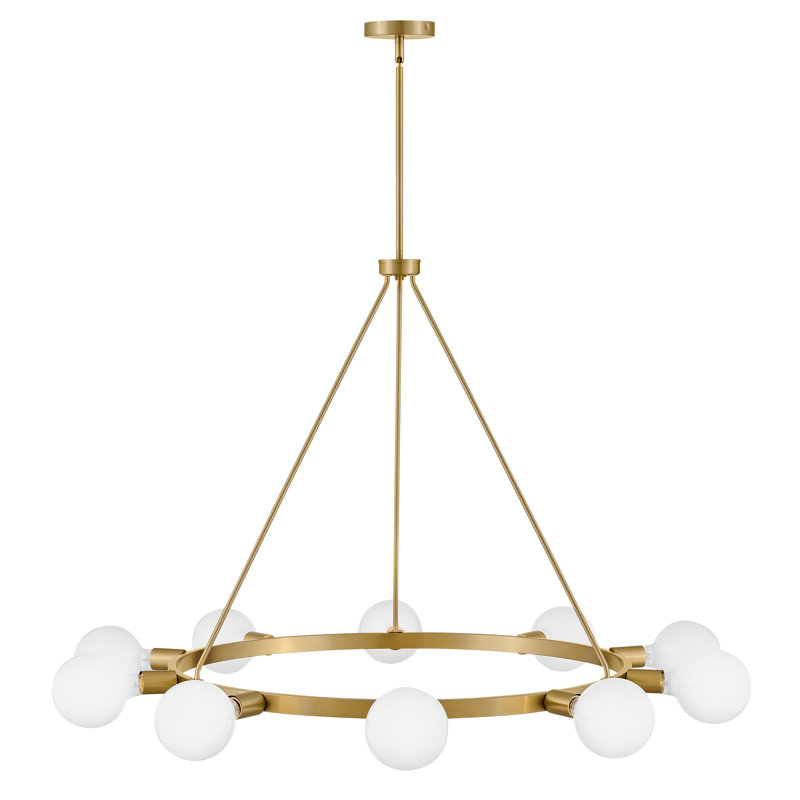 Lustre Joss & Main Carolee, Laiton laqué